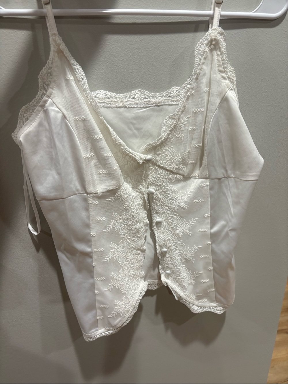 Princess polly  Lace-Trimmed Satin Cami Top